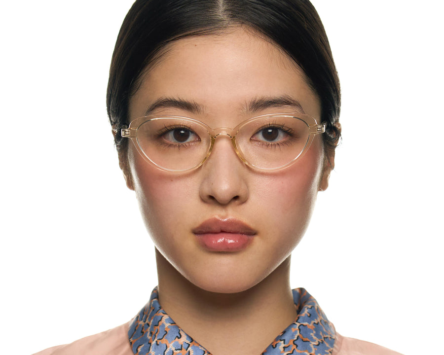 women Tippy Eyeglasses cateye gray acetate