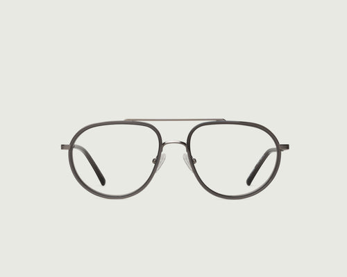 Locket::Santiago Eyeglasses pilot black metal front