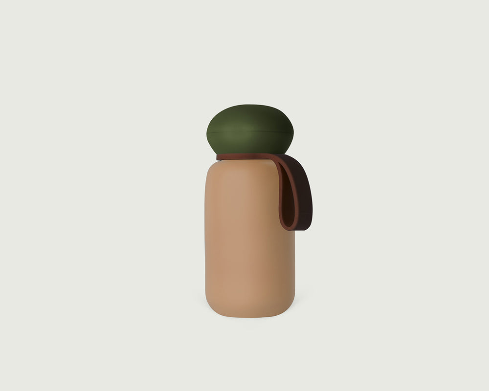 Chestnut::16oz Ready-Made Flask    front