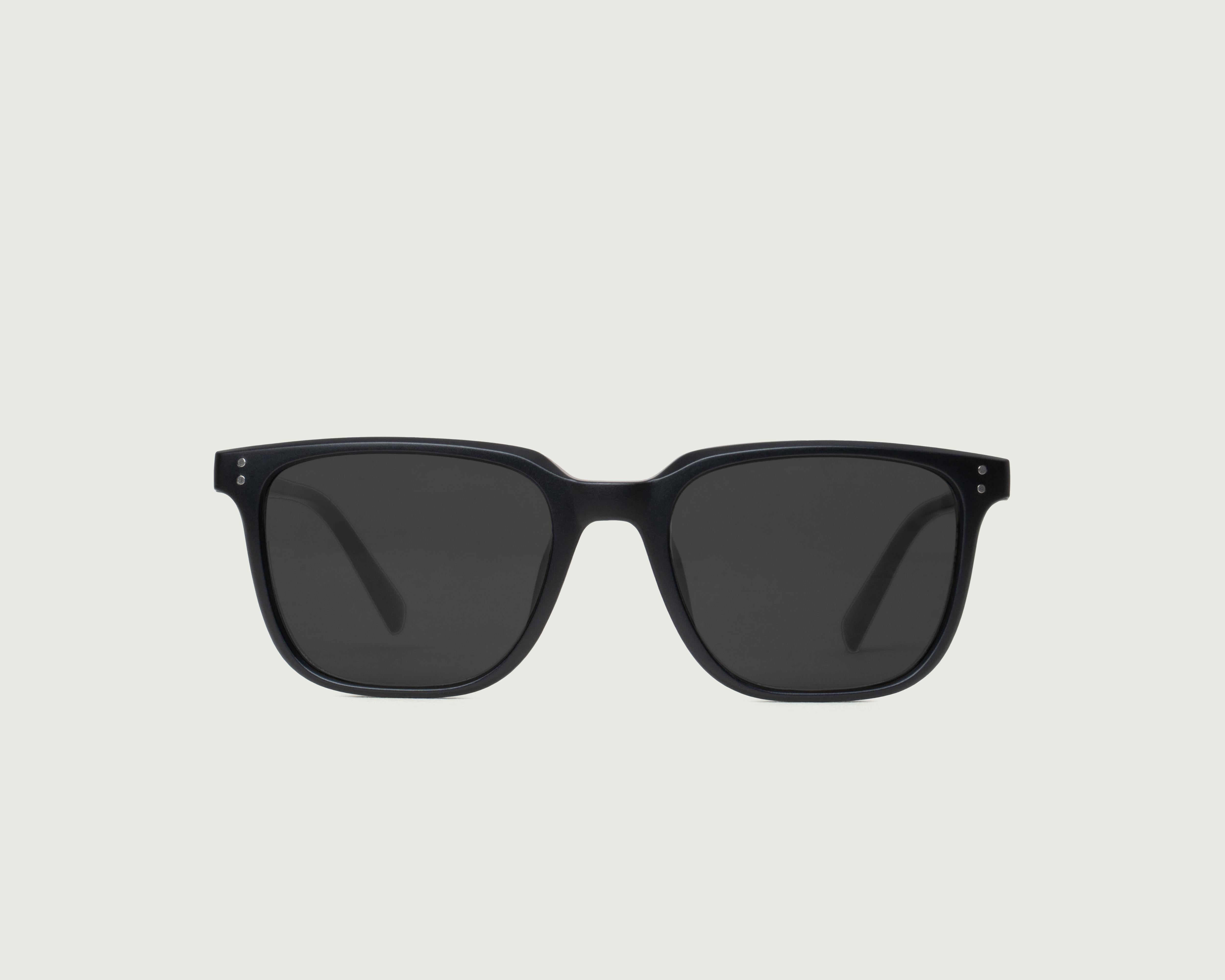 Tire Polarized::Harry Sunglasses Square Black recycled polyester front