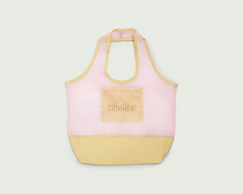 Candy-Floss::Mesh Tote  Pink  front