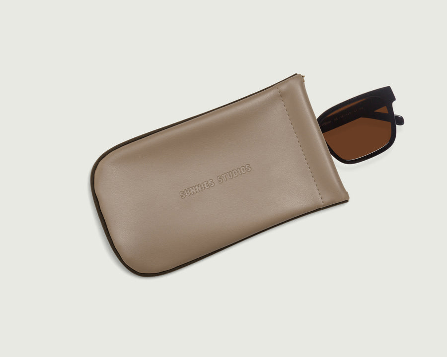 Two Tone Sac Eyewear case brown