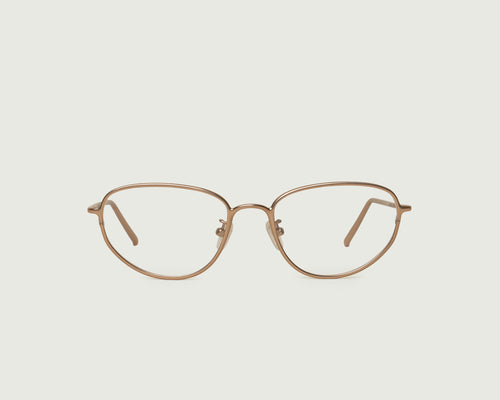 Nickel::Suki Eyeglasses cateye Brown metal front