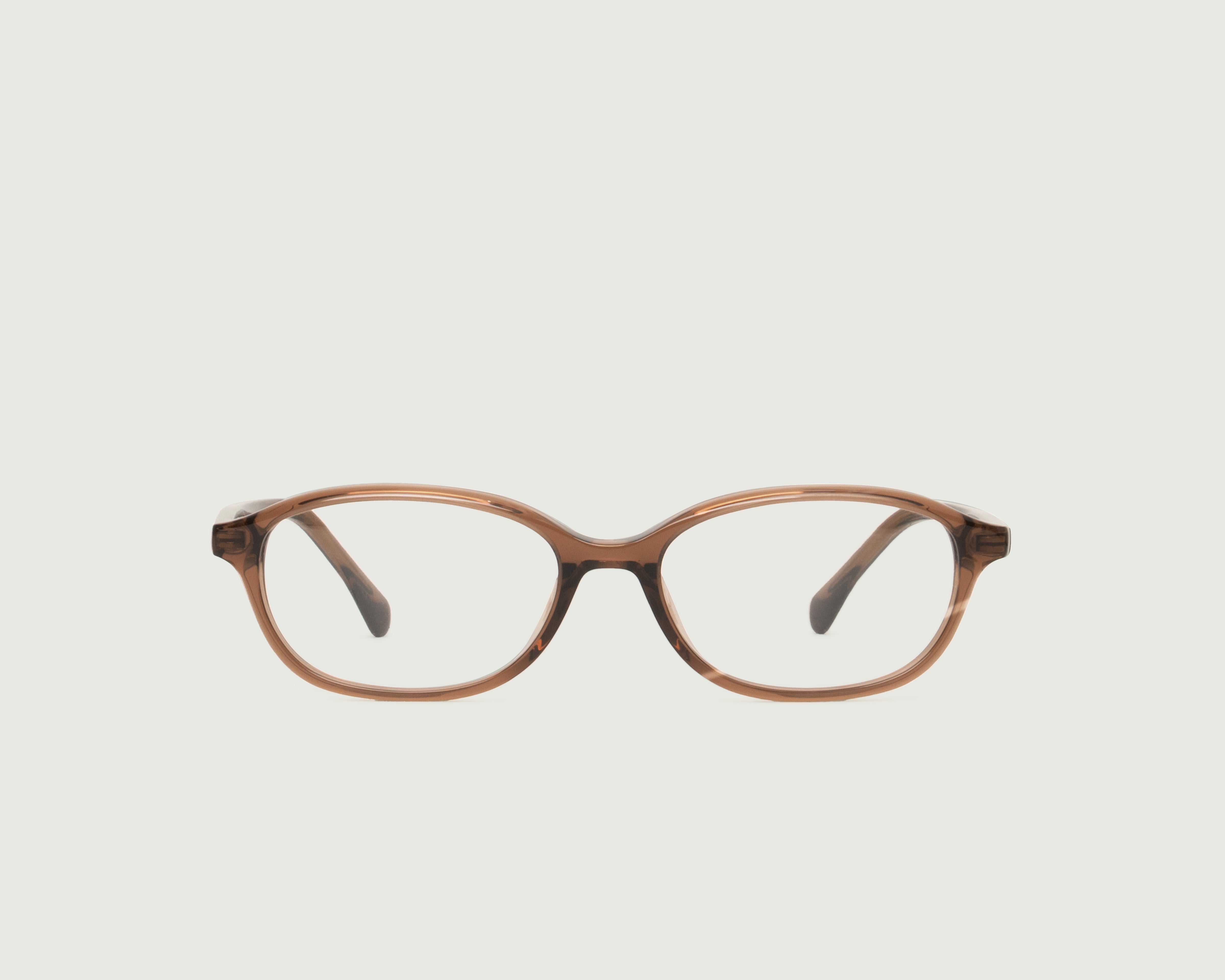 Nutmeg::Marcie Eyeglasses rectangle Brown acetate front