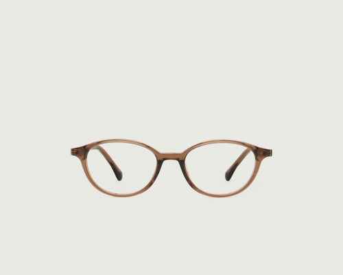 Nutmeg::Millhouse Eyeglasses round Brown acetate front