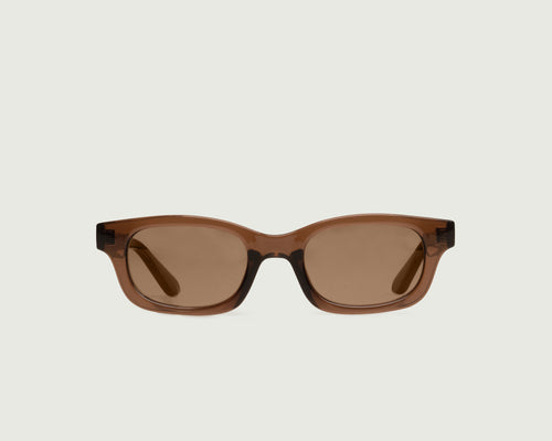 Nutmeg::Dane  Sunglasses oval brown recycled polyester front