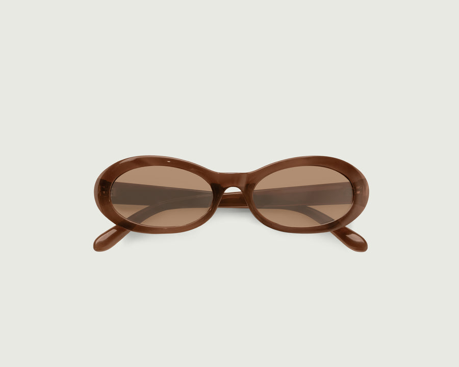 women Mina Sunglasses rectangle brown recycled polyester