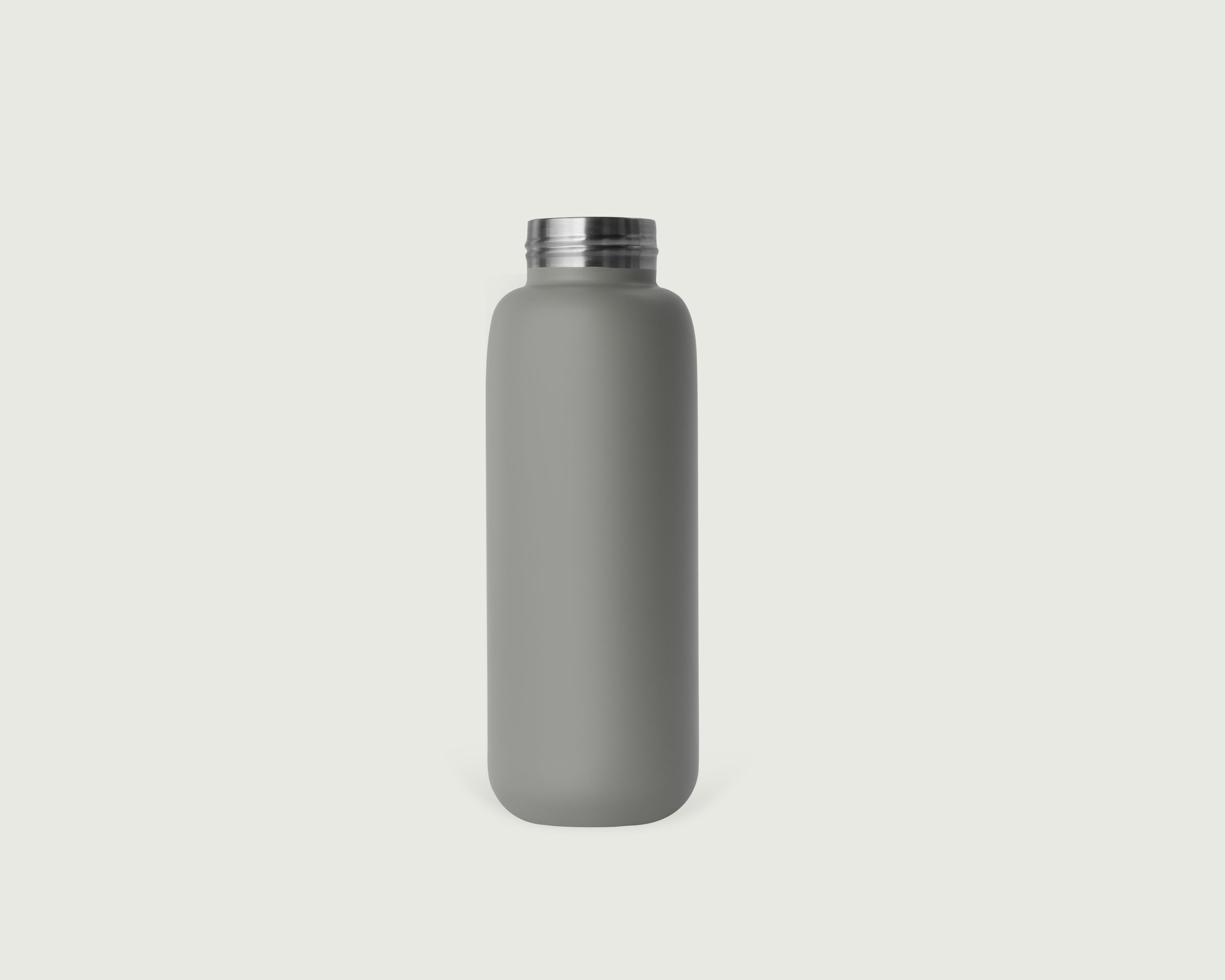 Oyster::Flask tumbler bottle gray  front