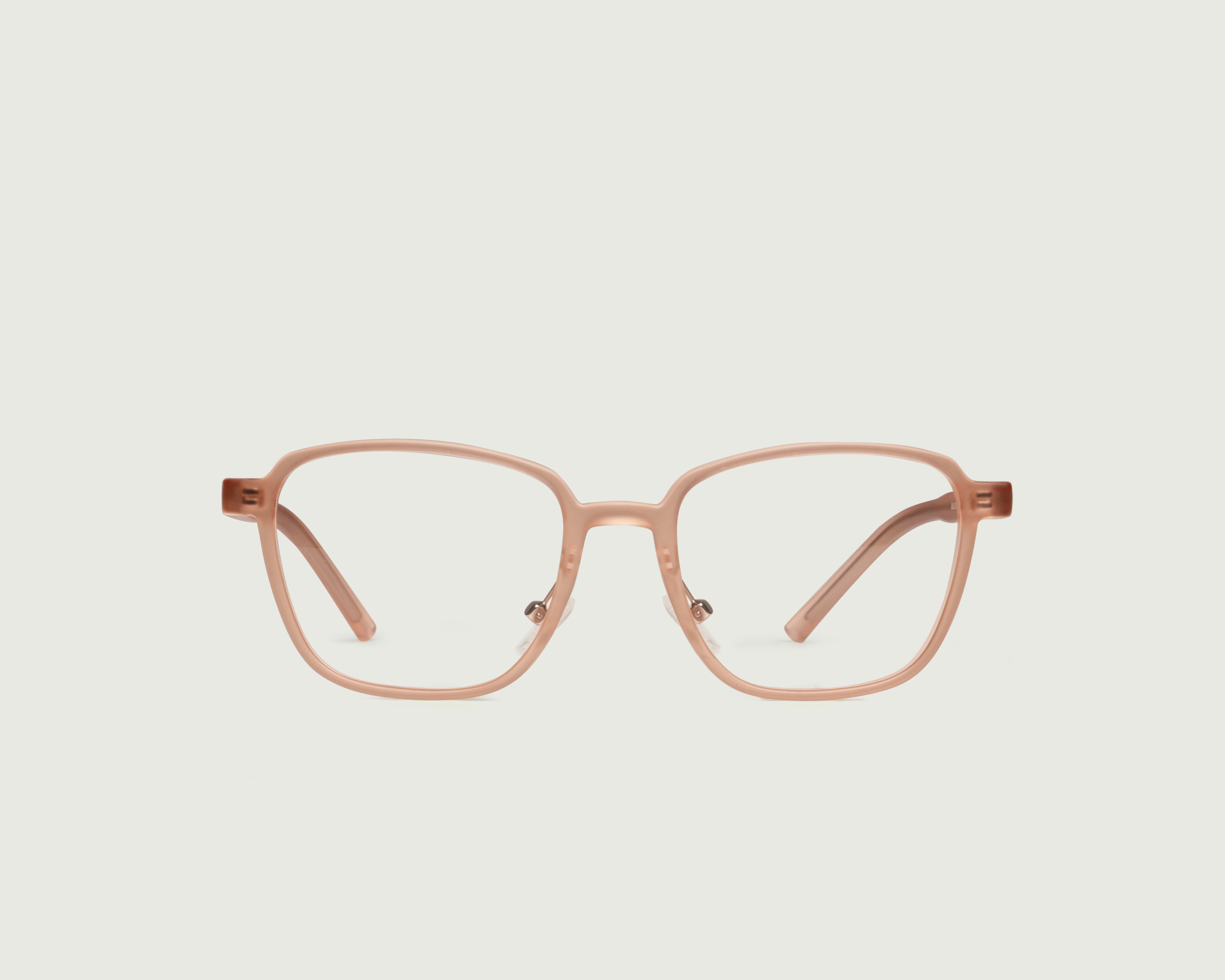 Palomino::Jensen Eyeglasses square pink plastic front