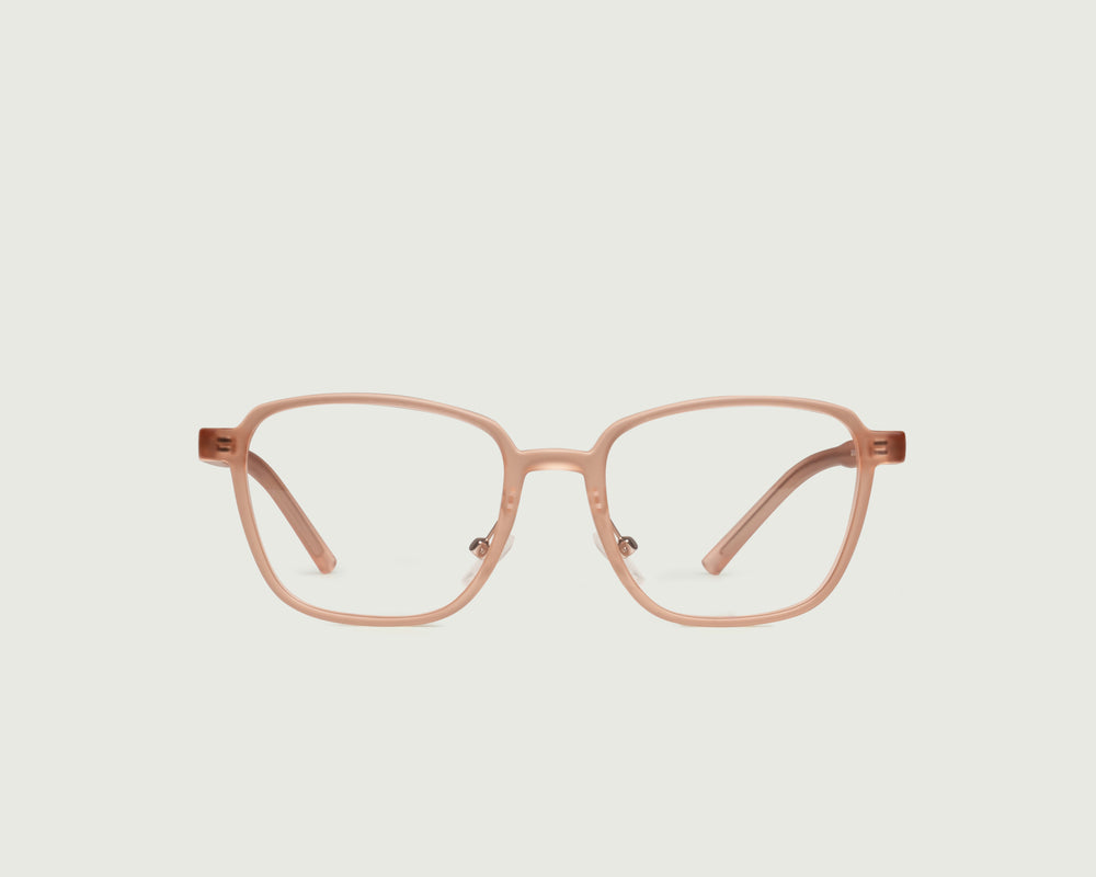 Palomino::Jensen Eyeglasses square pink plastic front