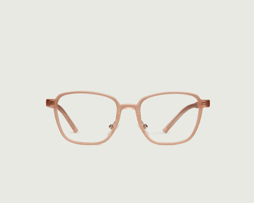 Palomino::Jensen Eyeglasses square pink plastic front