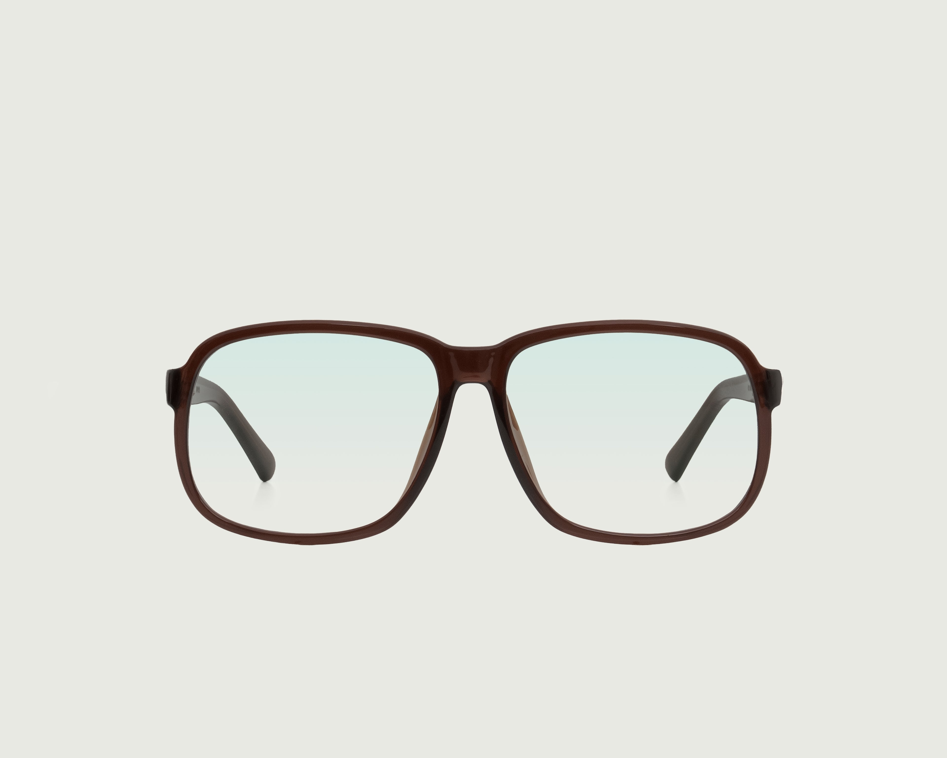 Cacao::Parton Anti-Radiation Glasses square brown recycled polyester front