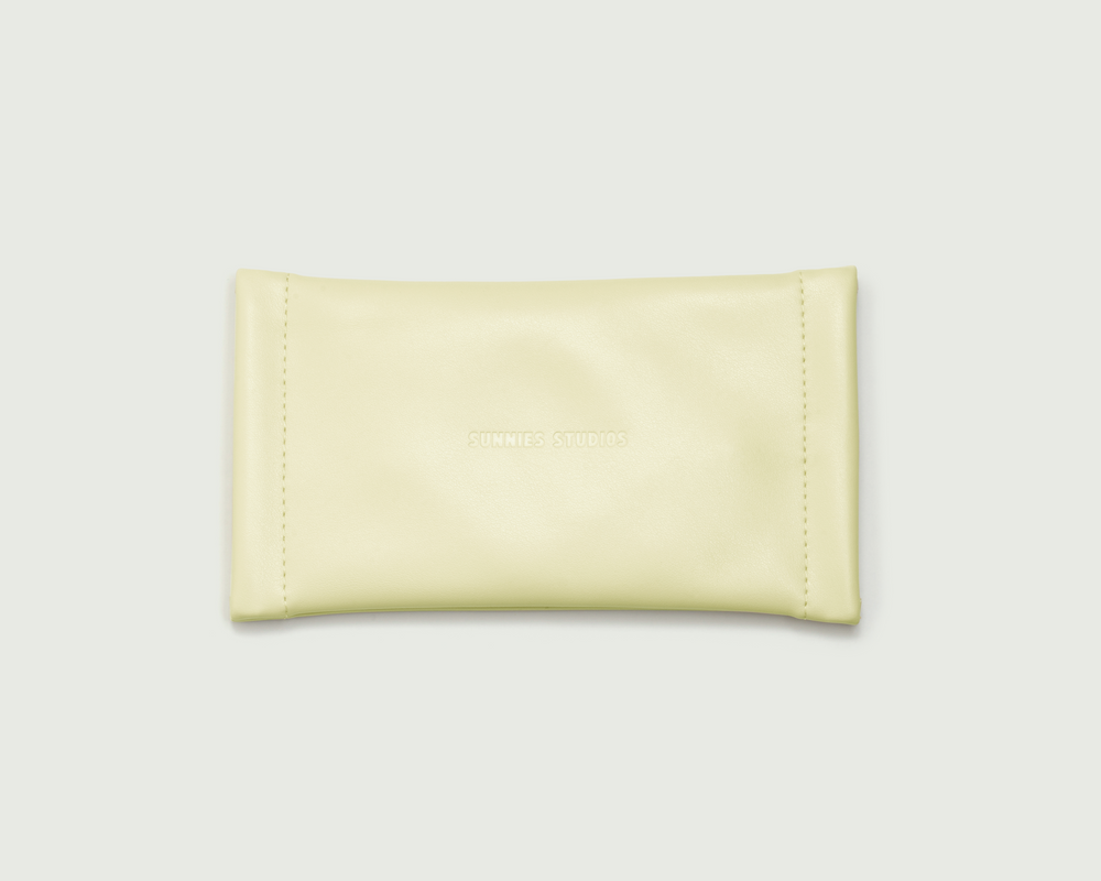 Pastina::Duo Sac Eyewear case Yellow  front