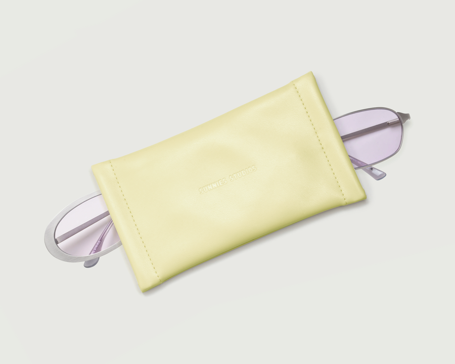 Duo Sac Eyewear case Yellow