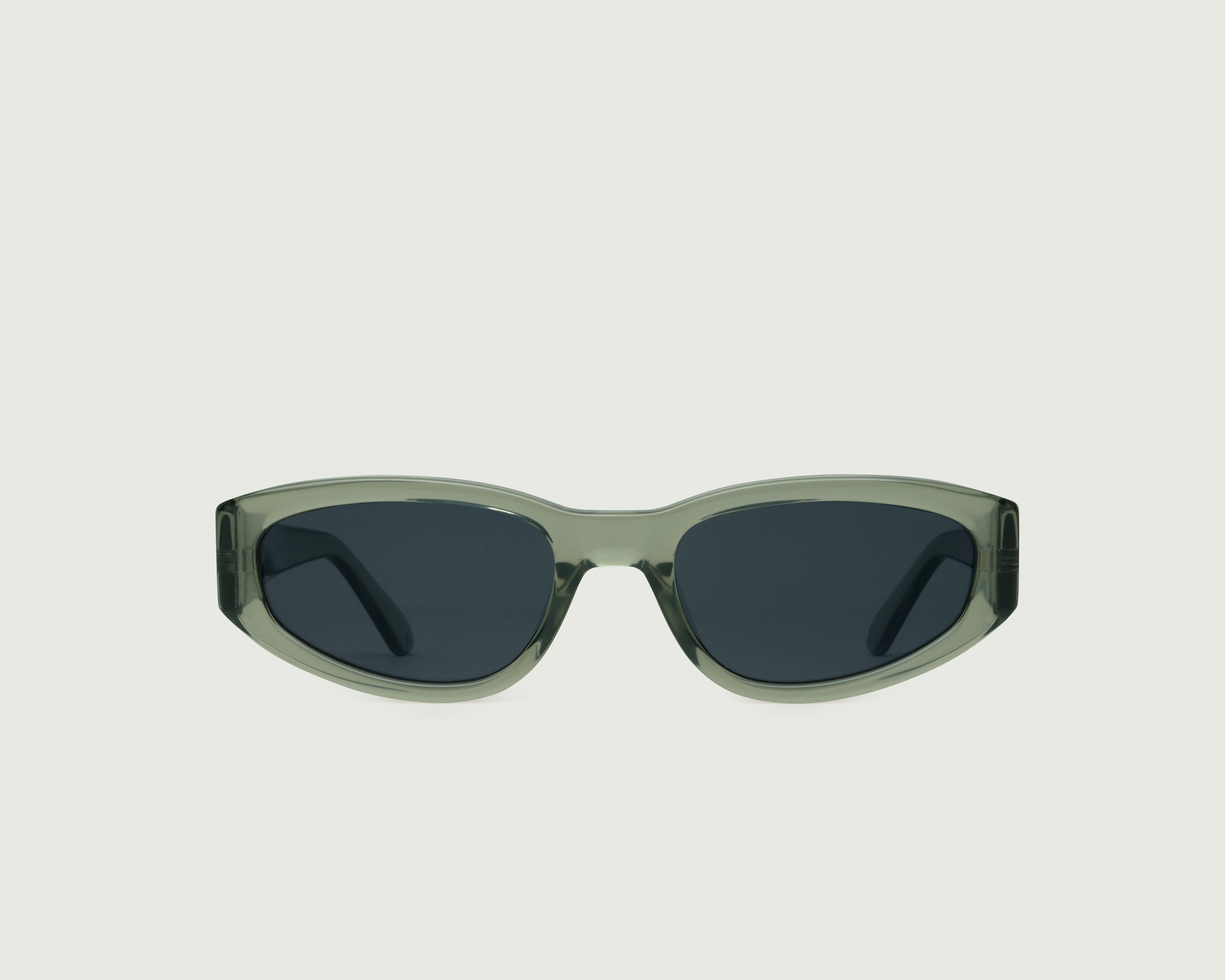 Peppermint ::June Sunglasses cateye brown recycled polyester front