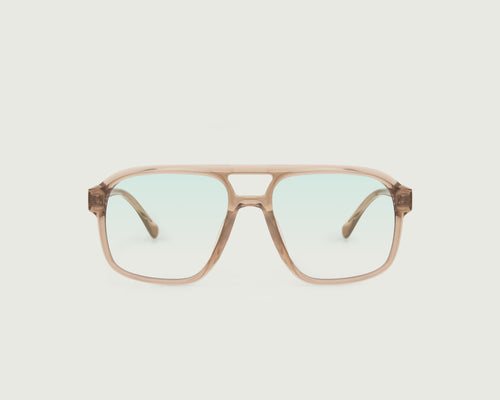 Sesame::Redford Anti-Radiation Glasses pilot BROWN recycled polyester front