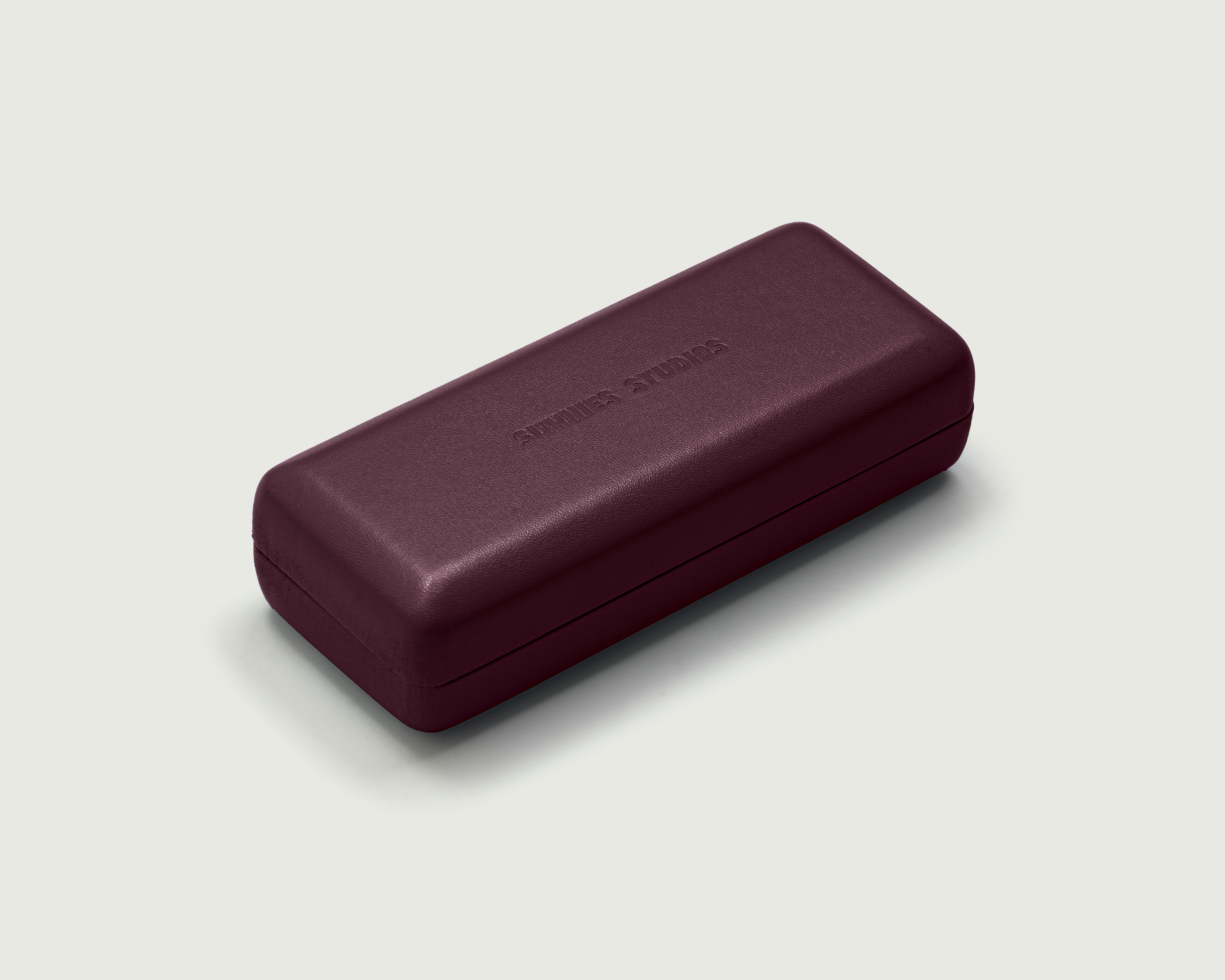 Robin::Hard Case Eyewear case Red  front diagonal
