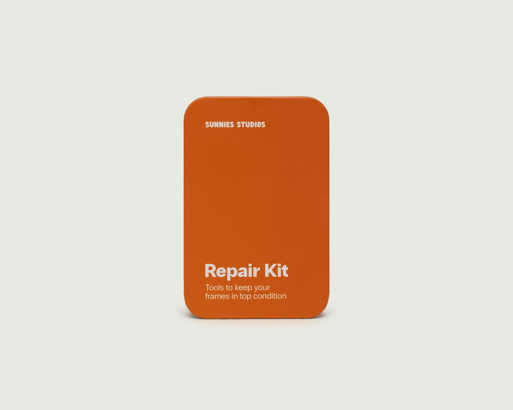 Orange::Repair Kit Cleaning and eyeglass repair kit orange front