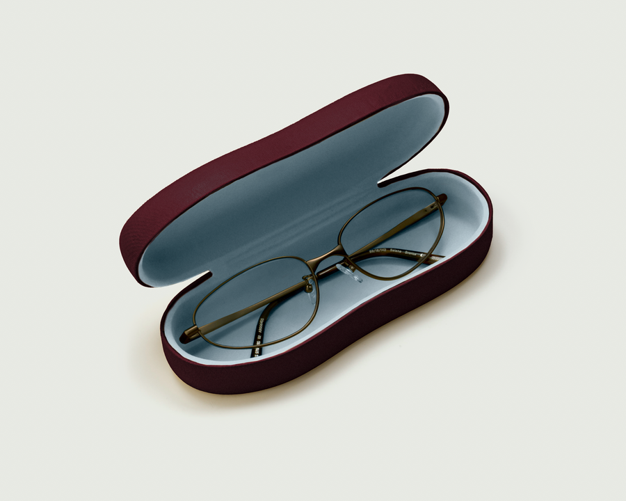 Pebble Hard Case Eyewear case Red