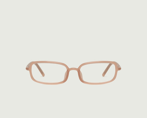 Rosewater::Oliver Eyeglasses rectangle Pink castor seed front