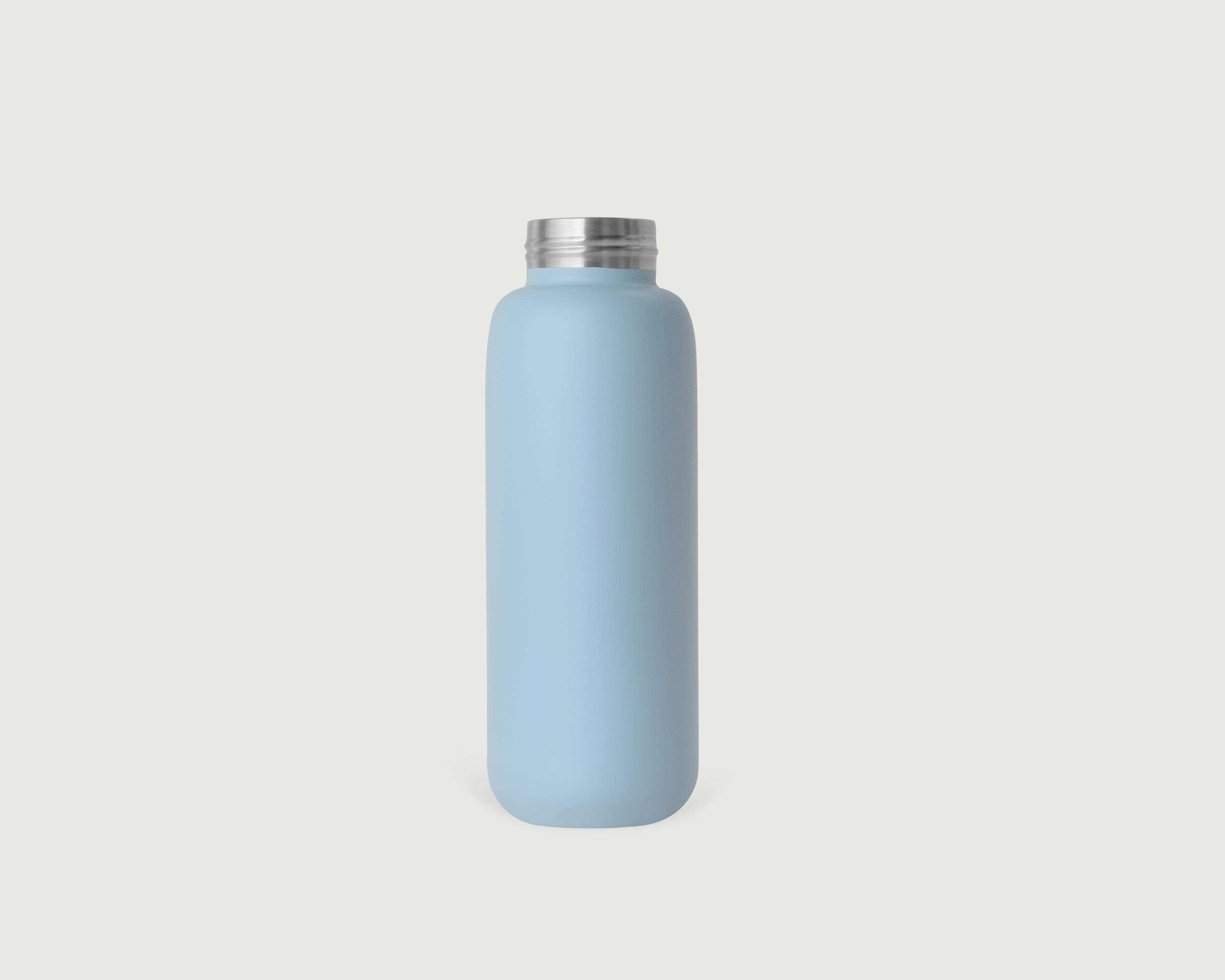 Snow Cone::Flask tumbler bottle blue  front