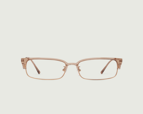 Sesame::Carson Eyeglasses rectangle Brown acetate front