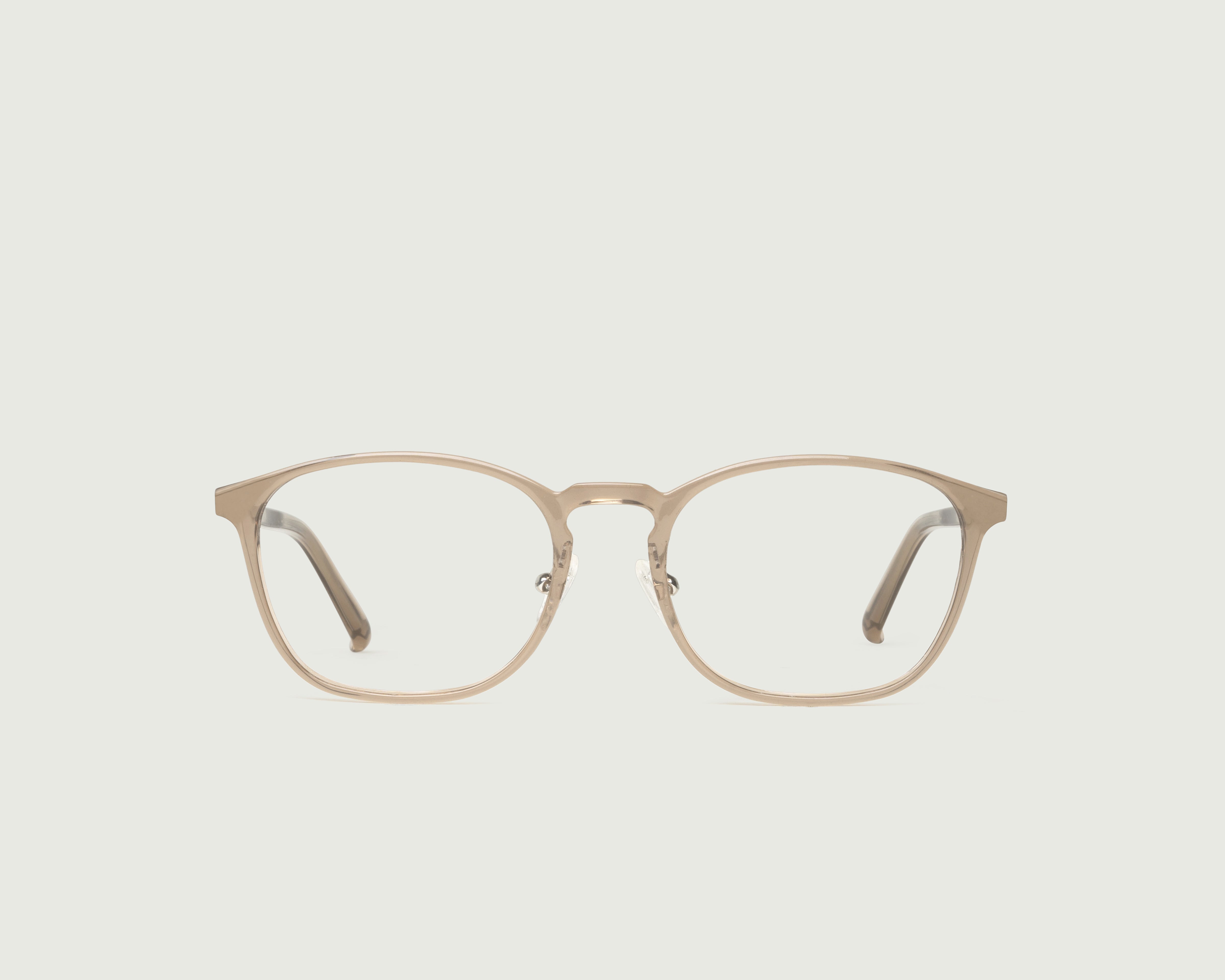 Sesame::Columbus Wide Eyeglasses square brown plant-based front