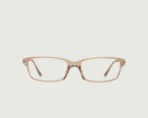 Sesame::Jones Eyeglasses rectangle Brown castor seed front