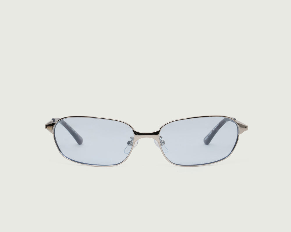 Silver Frost::Aspen Sunglasses rectangle Gray metal front