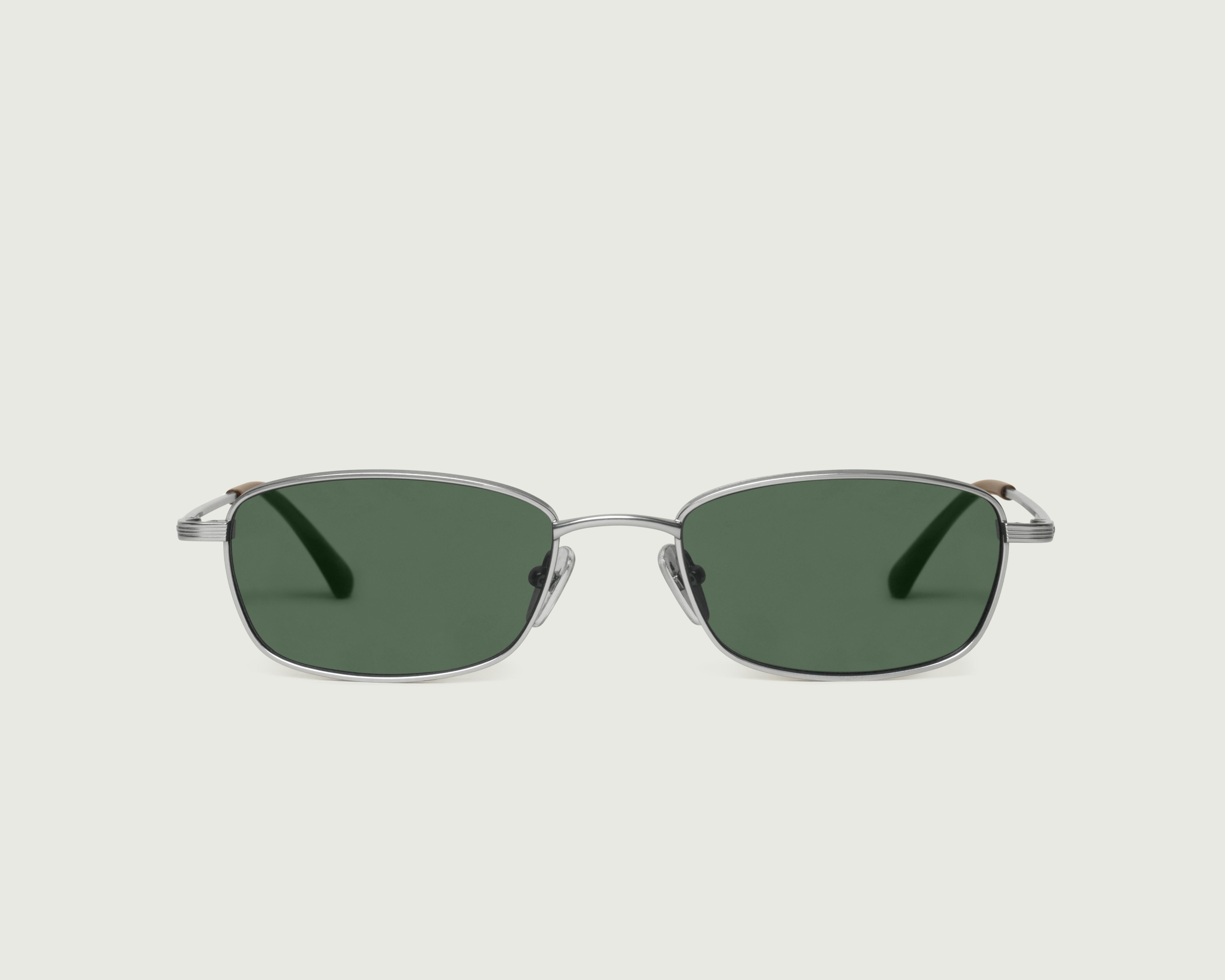 Silver::Smith Sunglasses rectangle Silver metal front