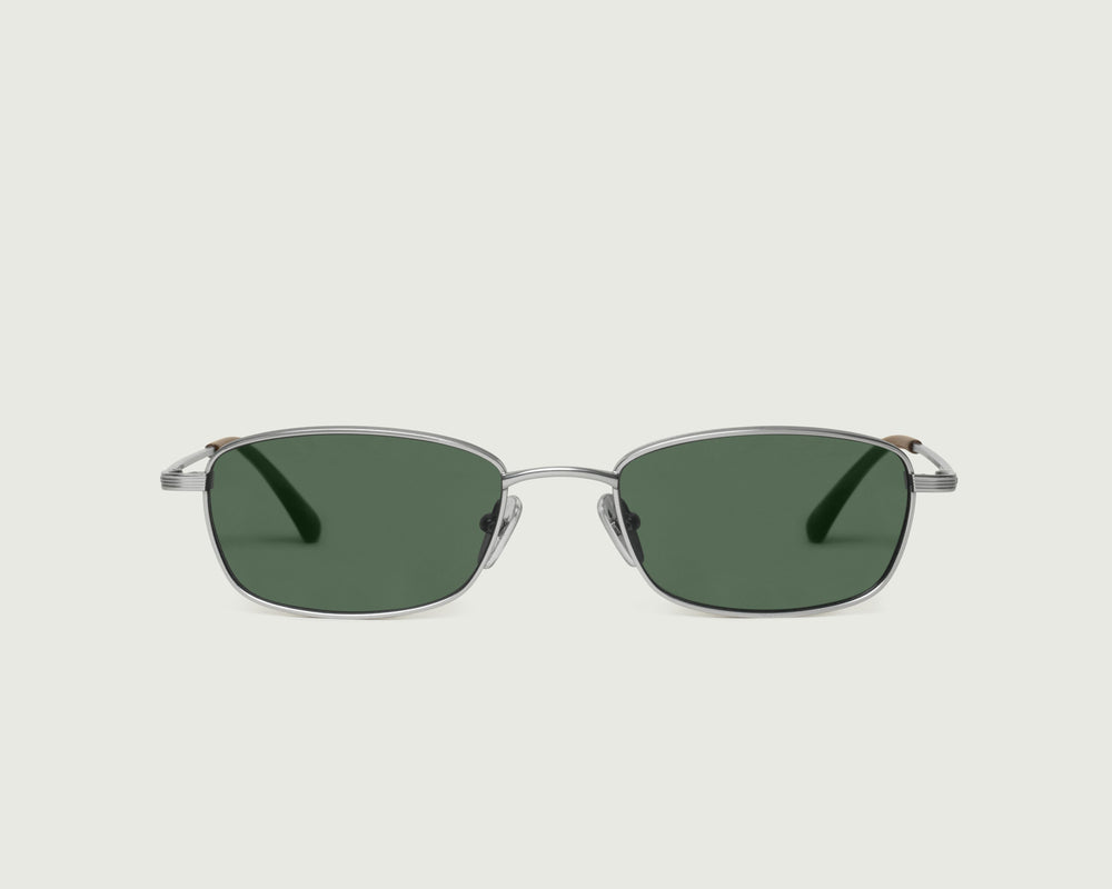 Silver::Smith Sunglasses rectangle Silver metal front