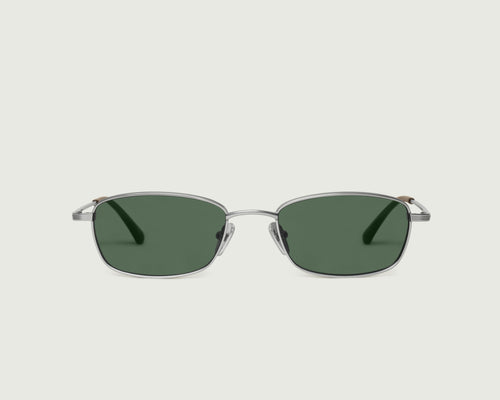 Silver::Smith Sunglasses rectangle Silver metal front