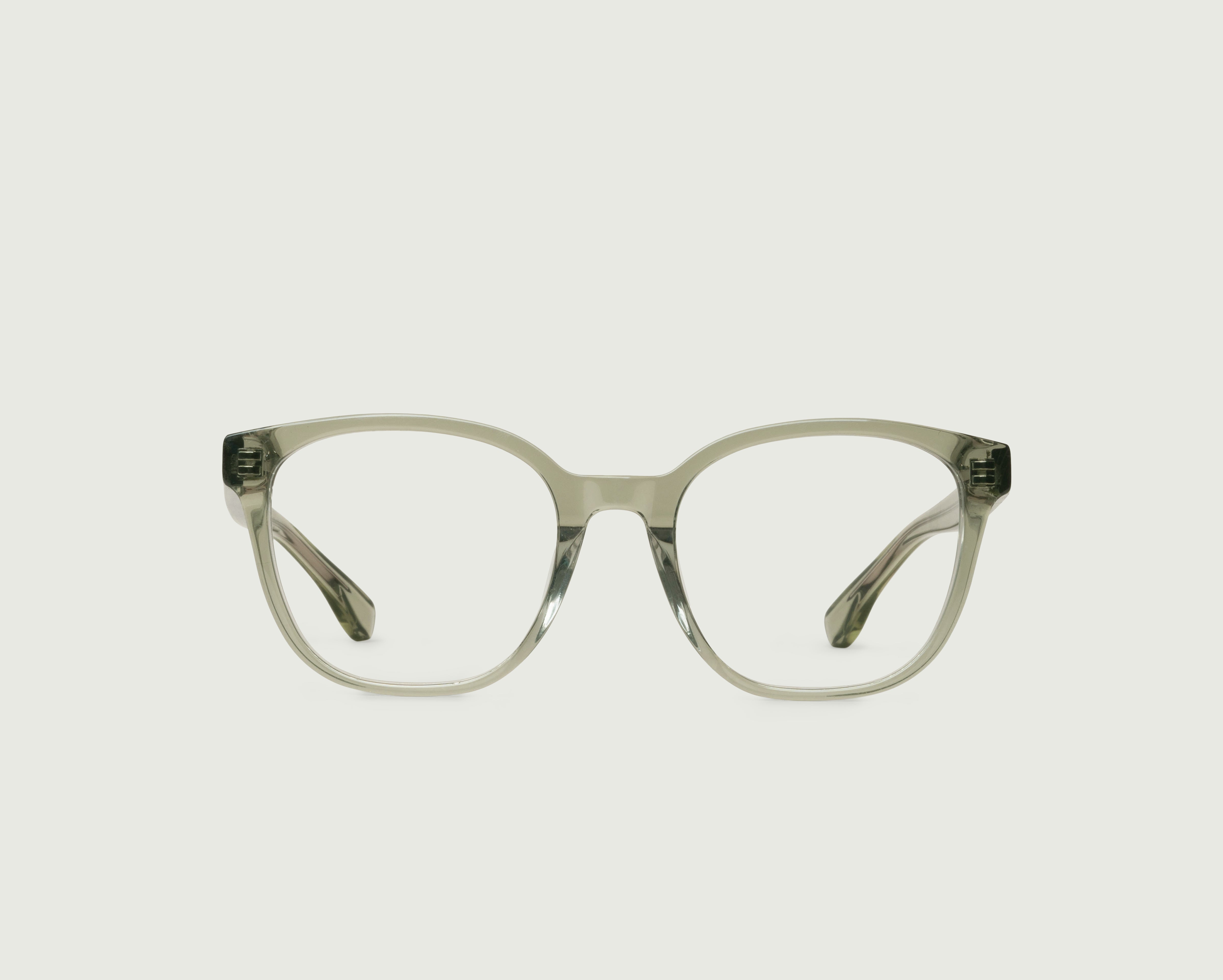 Slate::Vance Eyeglasses square green plant-based plastic front