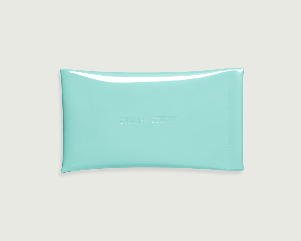 Slush::Soft Sac Eyewear case blue  front 