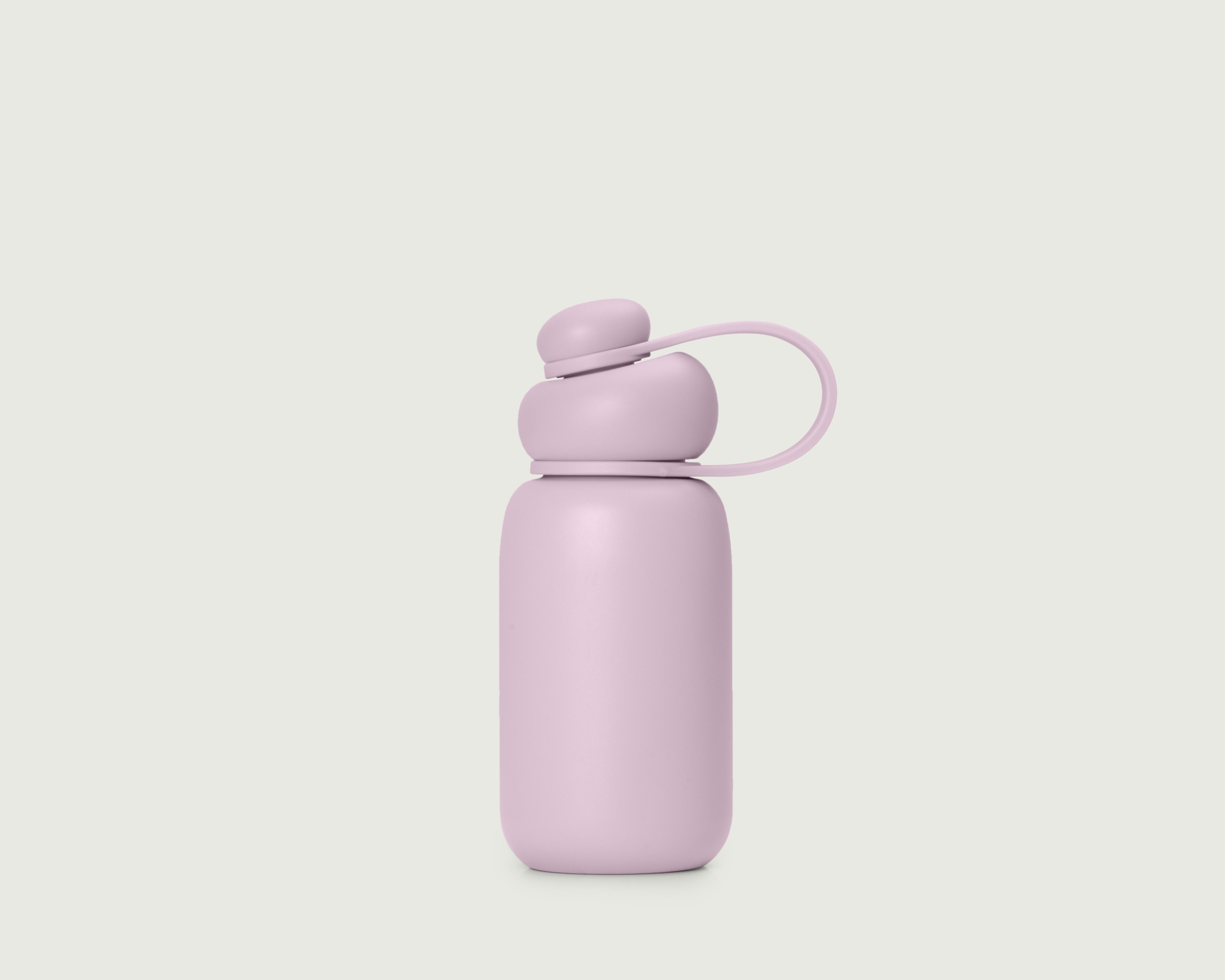 Taffy-16oz::Bubble Flask Tumbler pink  front
