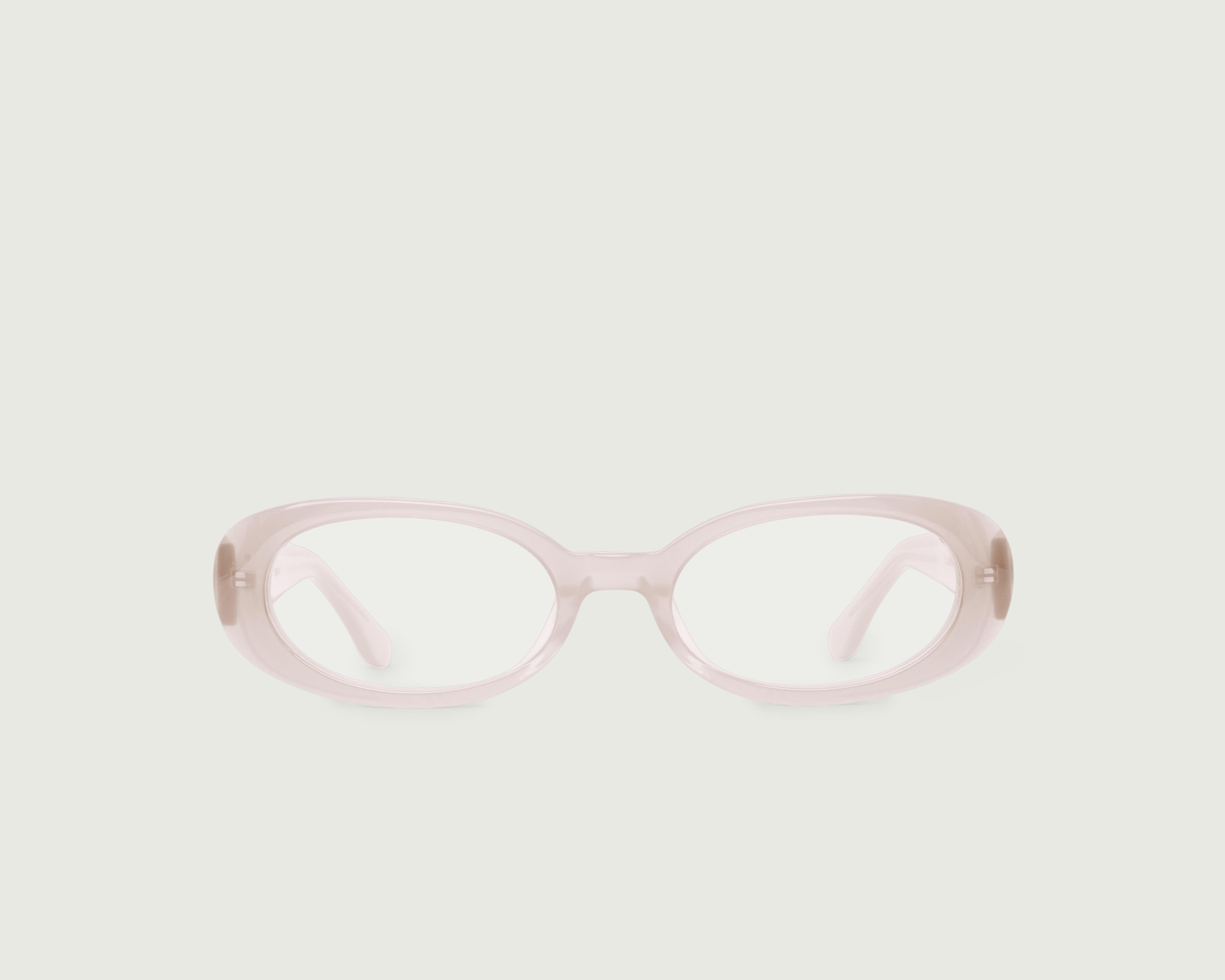 Taffy::Devon Eyeglasses oval pink  acetate front