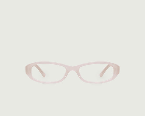 Taffy::Lucy Eyeglasses rectangle pink  acetate front