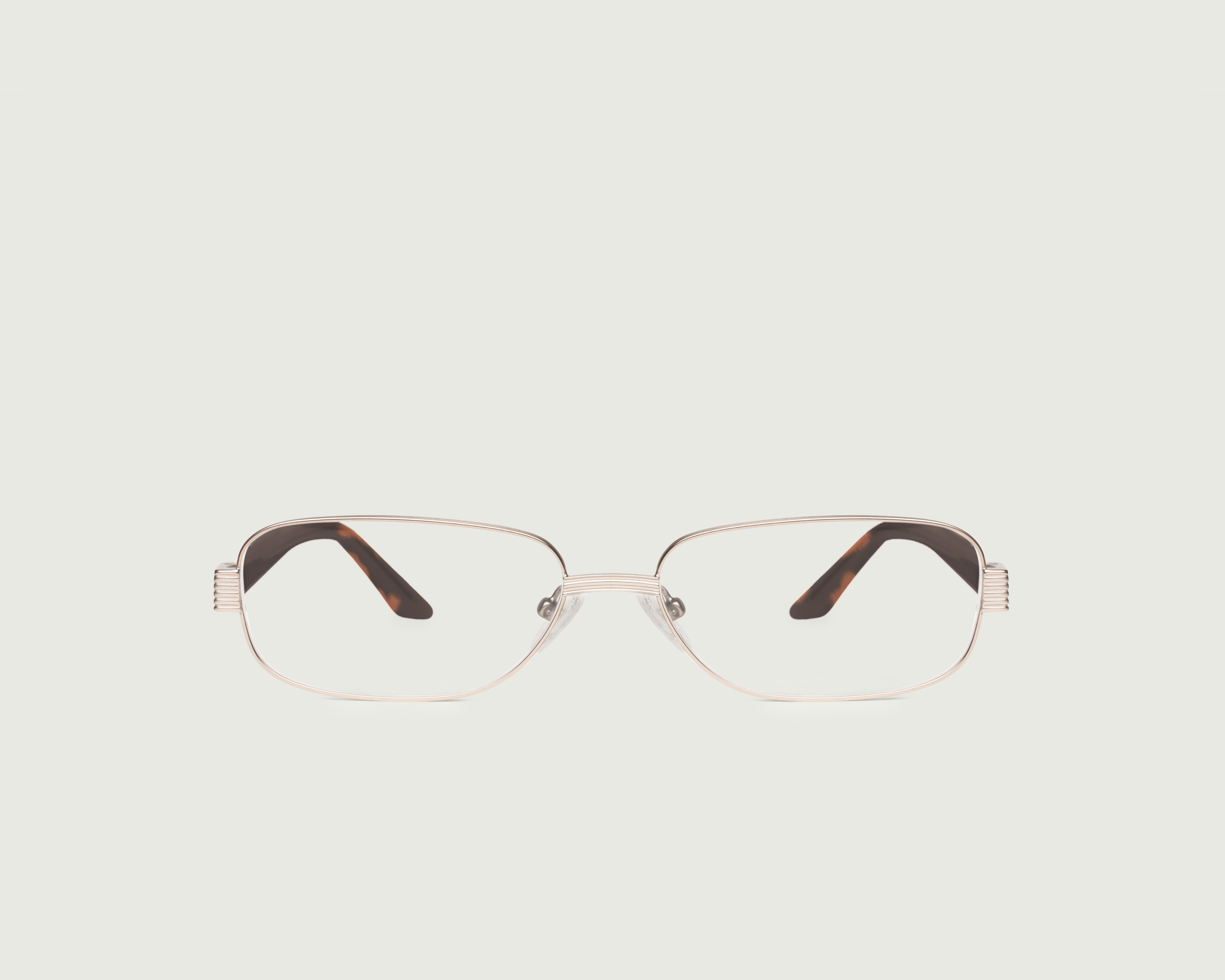 Tinsel::Andy Eyeglasses rectangle gold metal front