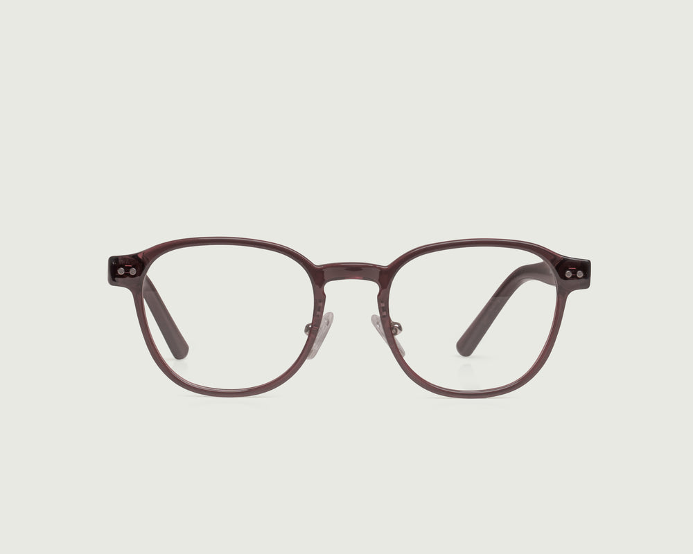 Toast::Orman Eyeglasses round brown plant-based plastic front