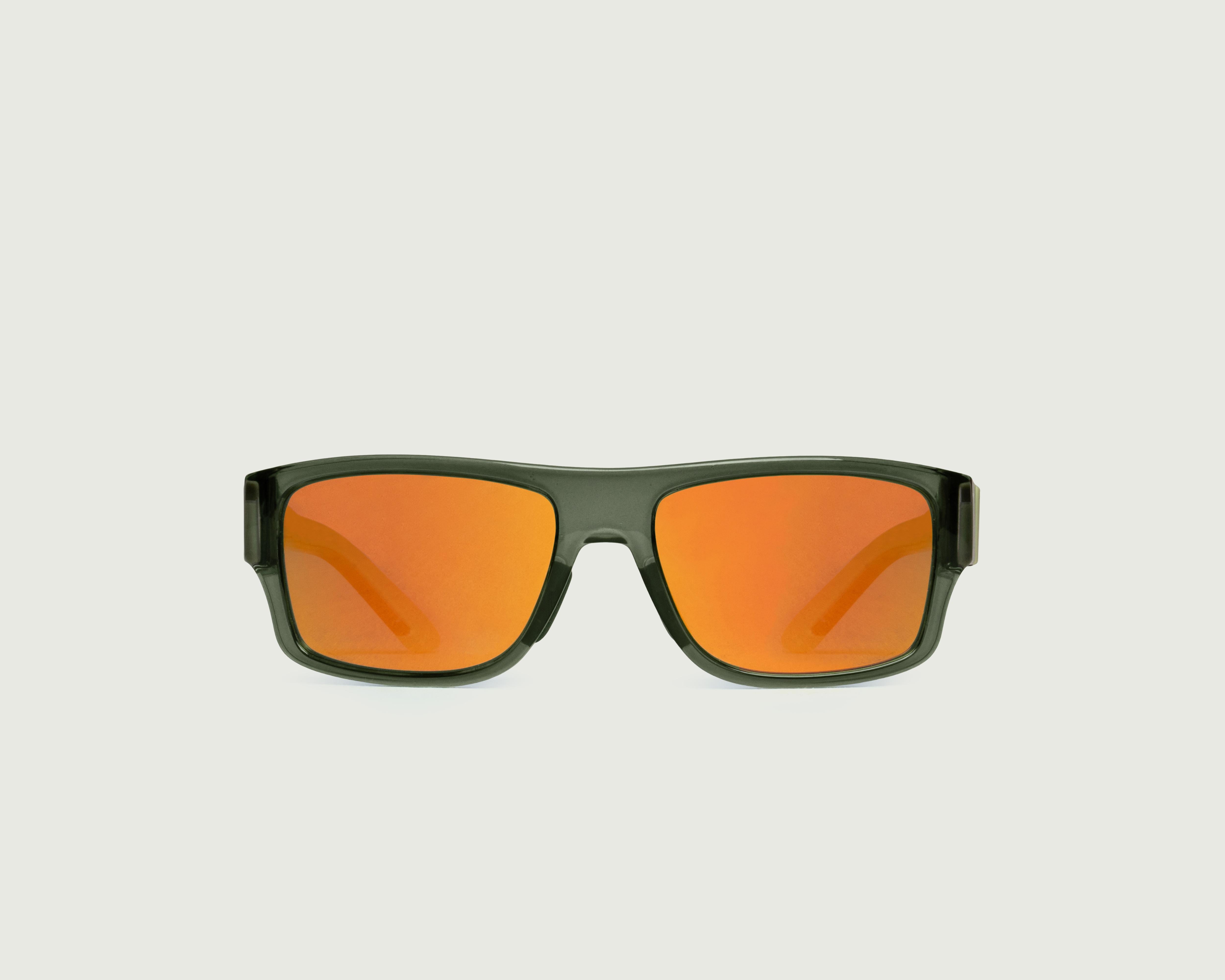 Vine Polarized::Nolan Kids Sunglasses square Green recycled polyester front