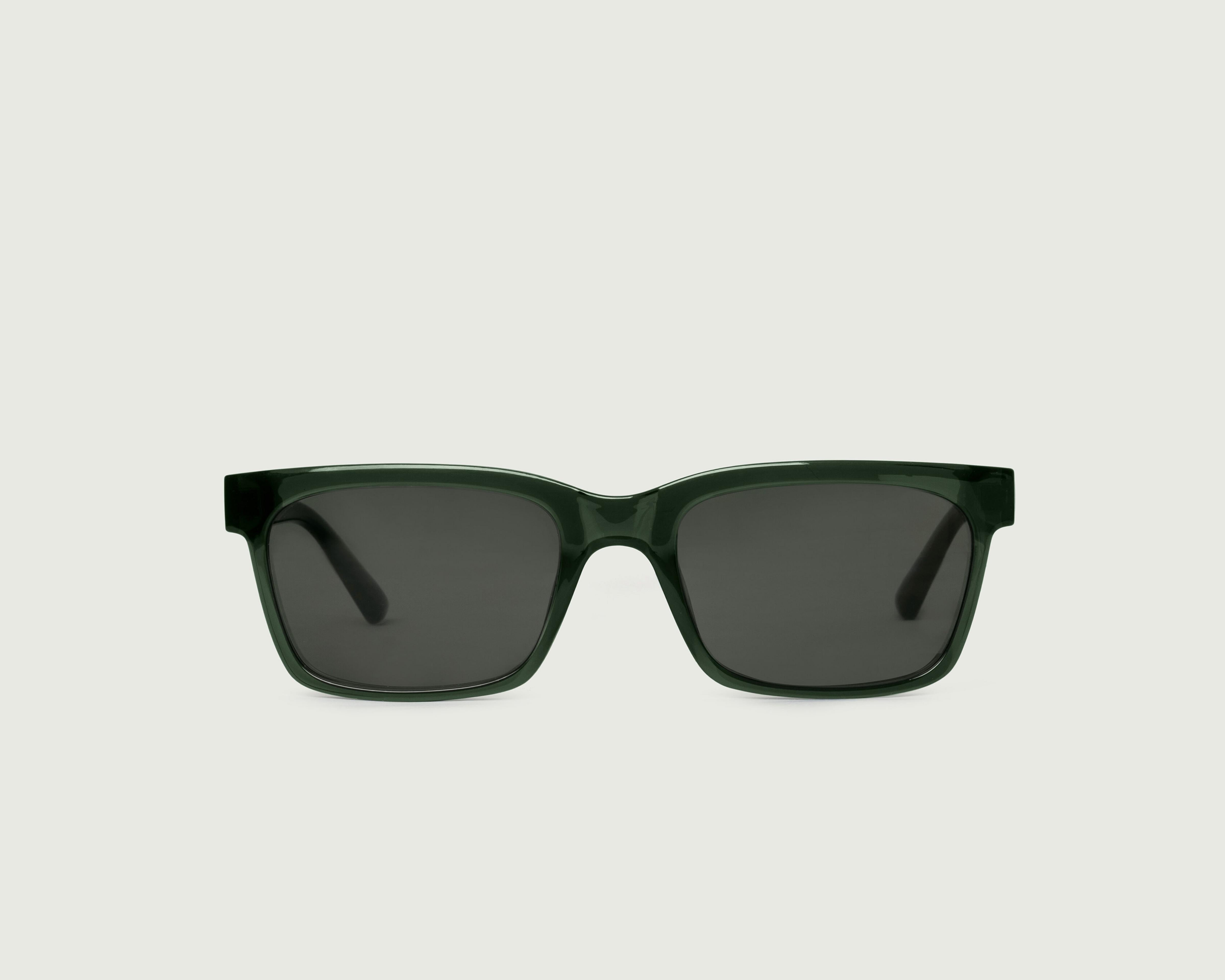 Viper ::Dean Sunglasses rectangle green recycled polyester front