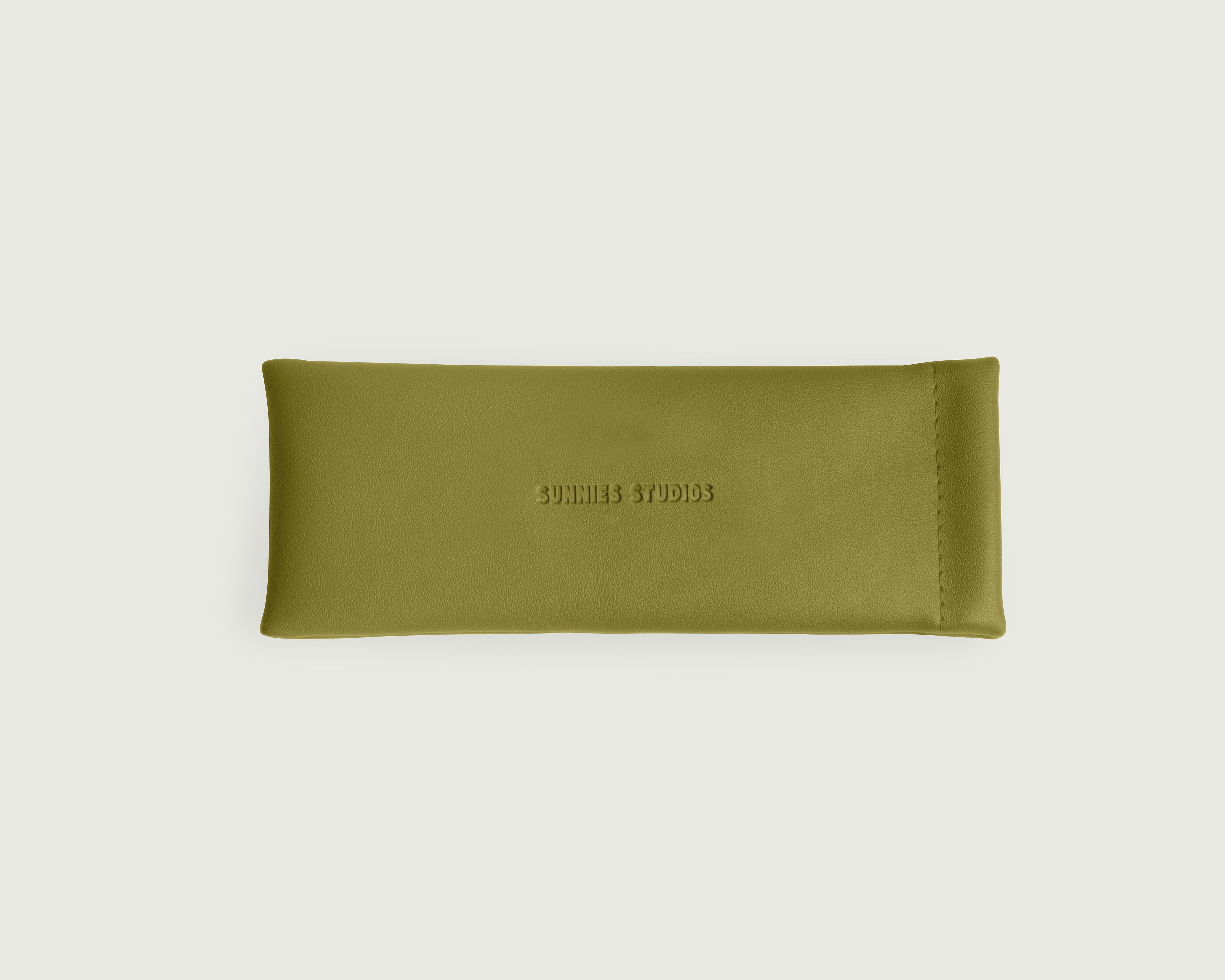 Avocado::Slim Sac Eyewear case green front