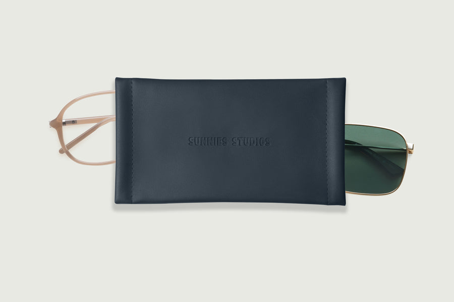 Duo Sac Eyewear Case navy