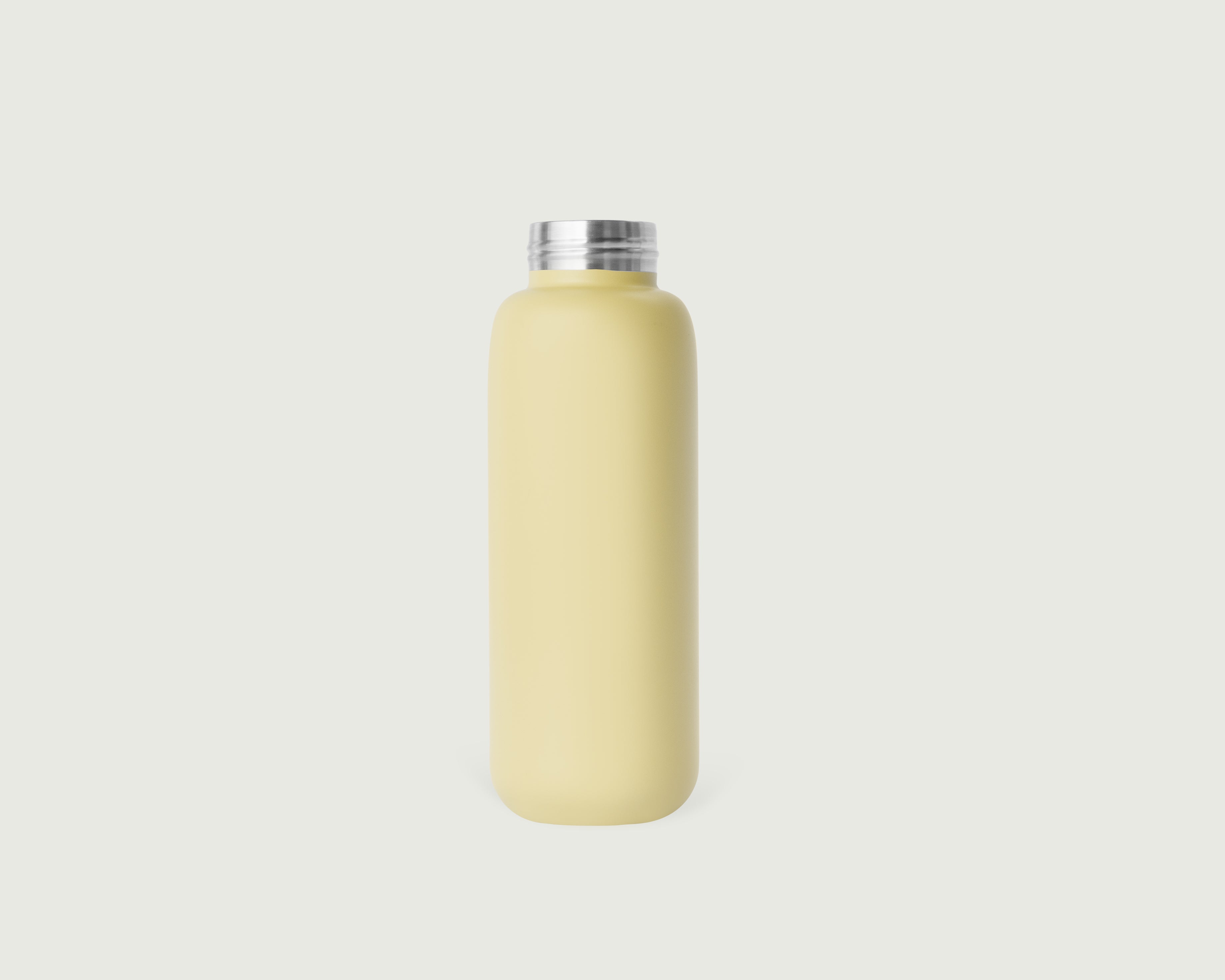 Buttermilk::Flask tumbler bottle yellow  front