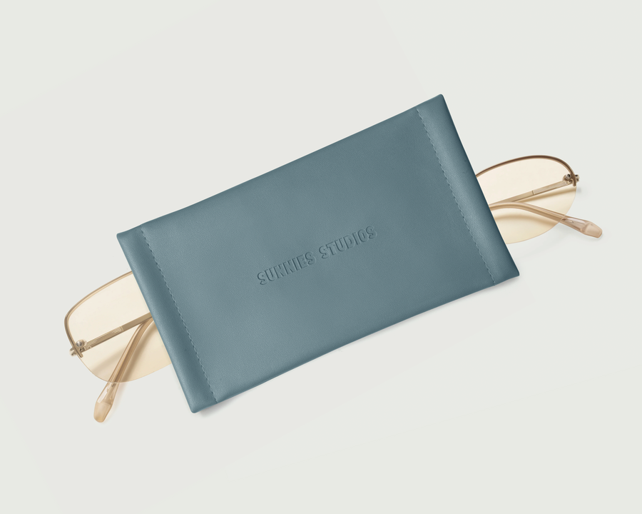 Duo Sac Eyewear case Blue mobile full image