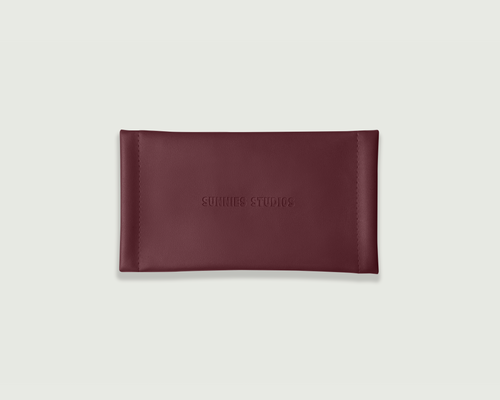 Robin::Duo Sac Eyewear case Red  front