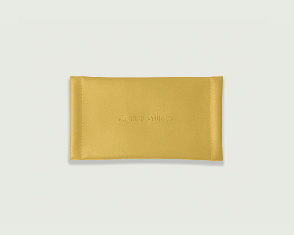 Daffodil::Duo Sac Eyewear case Yellow  front