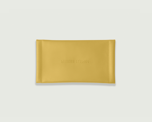 Daffodil::Duo Sac Eyewear case Yellow  front