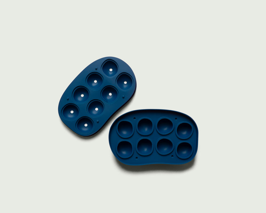 Pebble Ice Tray  blue
