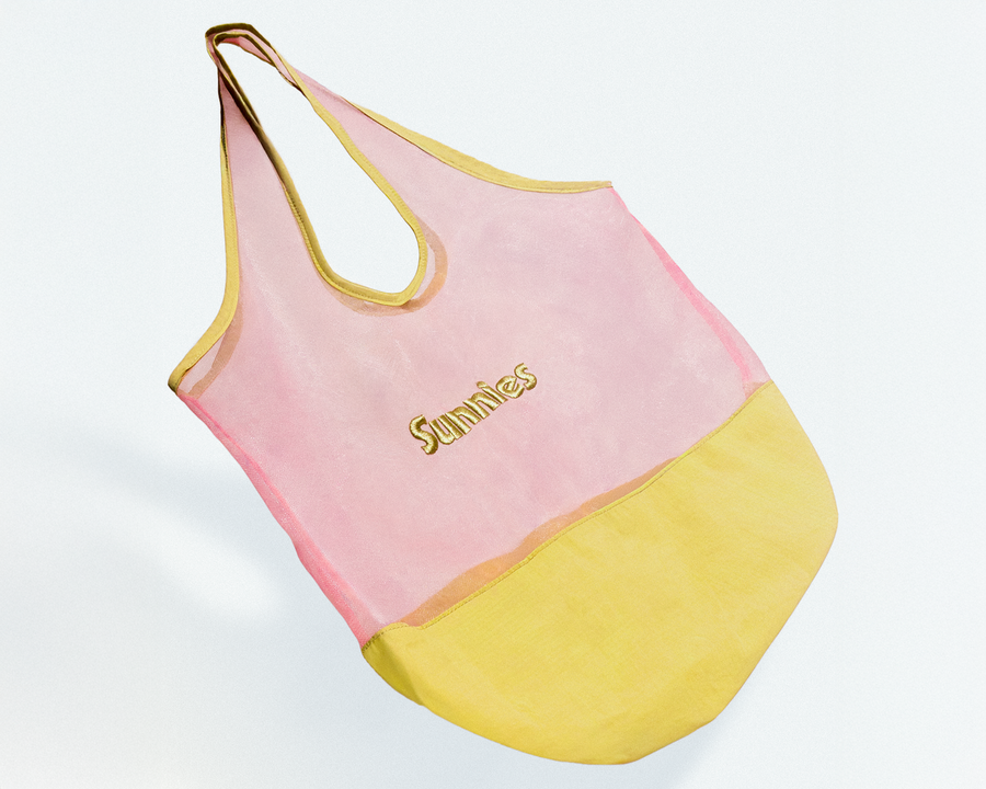 Mesh Tote  Pink